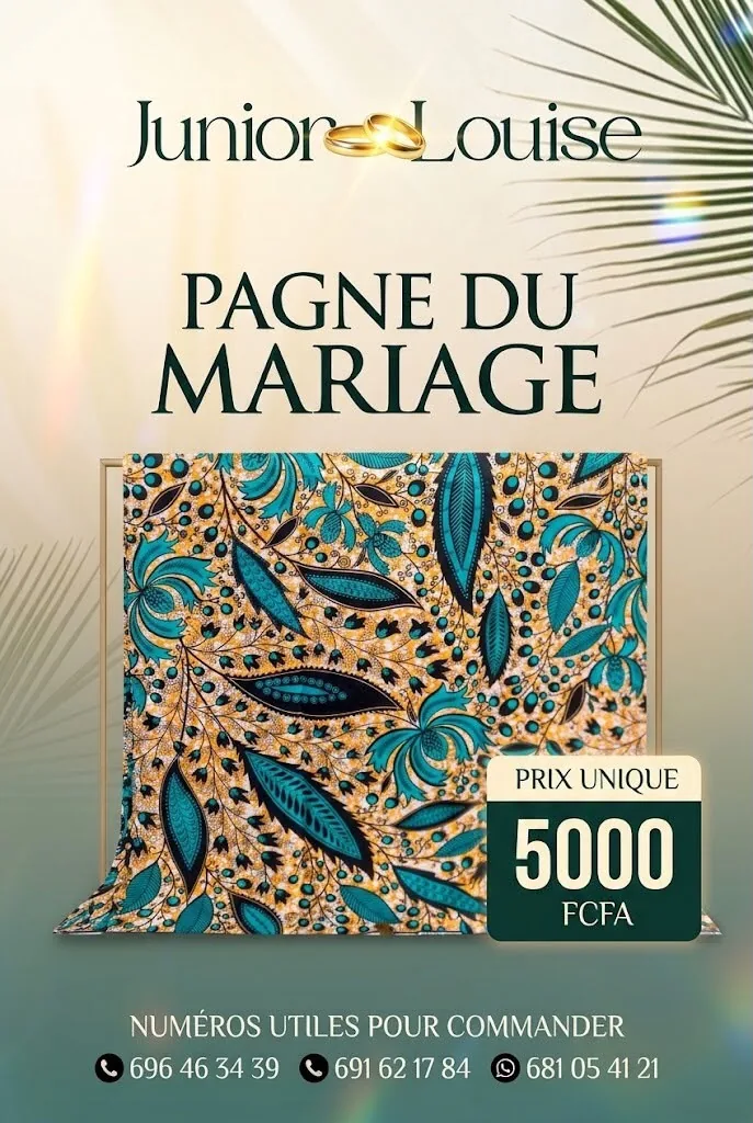 Pagne du mariage de Louise et Junior